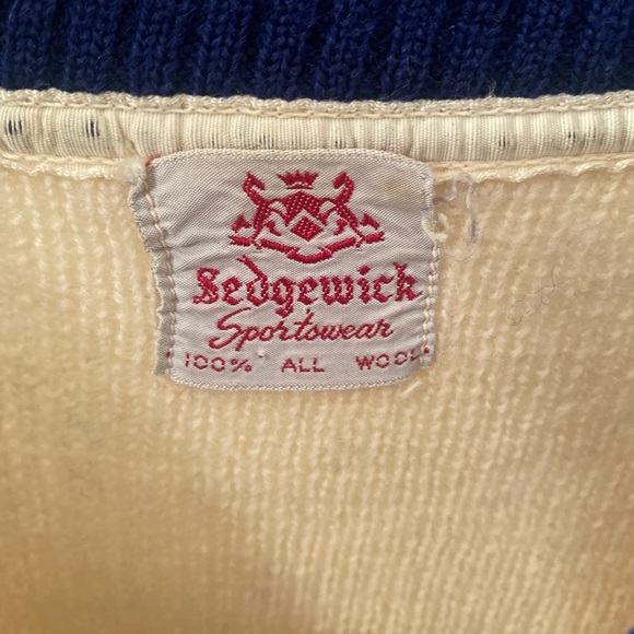 Vintage Sedgwick Sportswear wool sweater - Picture 2 of 3